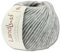 Frida's Wollhaus Lana Grossa 50 g Landlust Winterwolle Merino Yak Wolle Garn Stricken 23 Farben (9 | Hellgrau meliert)