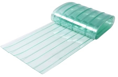 PVC Door Curtain, Dog Door Flap, Door Strip, Kennel Door, Door Installation, Waterproof, Easy to Cut And Install, Windproof Curtain Strips, width 19cm