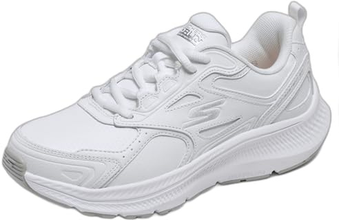 Skechers Women's Go Run Consistent 2.0 Sumpter Trail Sneaker, Weiss/opulenter Garten, 10 Wide