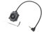 SBGJMY Linterna táctica con interruptor de presión remoto portátil M300 M600, interruptor de antorcha de explorador de 20 mm, sistema de riel Picatinny (enchufe de 2,5 mm, negro)