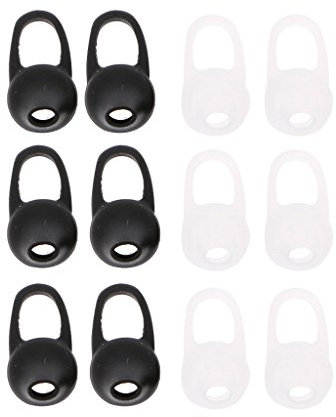 12 Stück Universal Silikon Ohrhörer Premium Abdeckungen Mit Ohrbügel Headset Ohrstöpsel Abdeckungen Antiallergische Ohrstöpsel Elektrischer Headset Schutz Dekor Aufkleber Hüllen Abdeckung Beutel