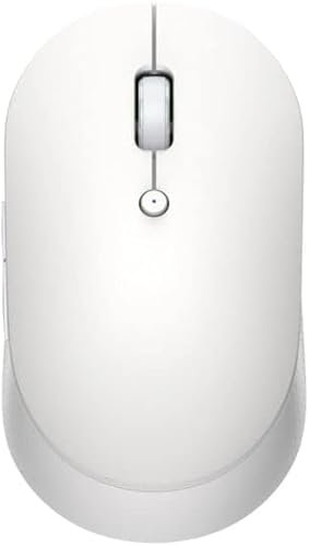 Xiaomi Mi Mouse Dual Mode Wireless Silent Edition | Ratón inalámbrico para PC con Conexión Bluetooth| Ratón Gaming Óptico Color Blanco| Ratón de PC Ergonómico con Sensor Preciso