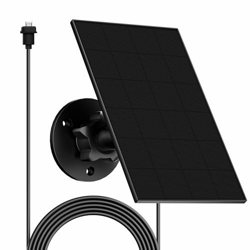 Solarpanel für Blink Kamera Outdoor 4, Blink Kamera Solarpanel Kompatibel mit Blink Outdoor, Blink XT/XT2 Kamera&SimpliSafe Kamera(Nicht enthalten), IP65 Blink Outdoor(3rd Gen) mit Gummistecker