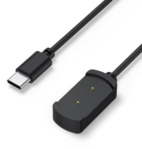 Amzpas USB-C Caricatore per Amazfit GTR/Amazfit GTS/Amazfit T-Rex, Veloce Portatile Cavo di Ricarica USB C per Amazfit GTR/Amazfit GTS/Amazfit T-Rex (100cm)