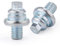 2pcs Side Battery Terminal Bolts, 3/8 Side Post Battery Bolts Adapter Universal Fit Battery Terminal Nuts Replacement Battery Bolts