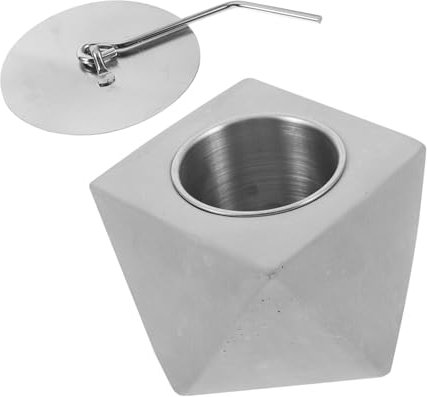 PHENOFICE Tragbare Feuerstelle Mini-feuerstelle Outdoor Tischfeuerstelle Aus Beton Kompakt Und Stabil Für Camping Und Balkon
