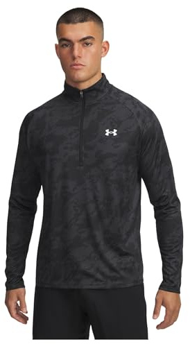 Under Armour Tech 2.0 1/2 Zip Homme, (007) Noir/Blanc, X-Large