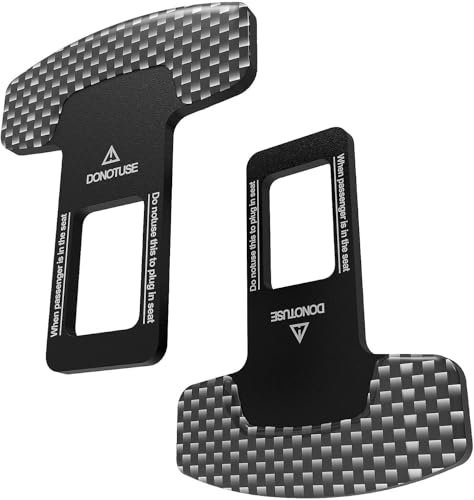 Safe Seat Belt Clips Slot Plugs 2Pack, Car Trim Accessories, Retainer Locking-Clip, Seat Belt Clip Adjuster Clips for All Cars to Make Your Driving More Comfortable & Flexible Accessories (2pcs)