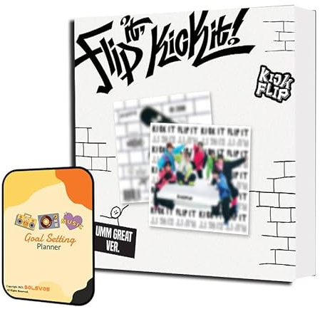 Flip it, Kick it! KickFlip Album [Digipack (UMM GREAT ver.)]+Pre Order Benefits+BolsVos K-POP Inspired Freebies (1st Mini Album)