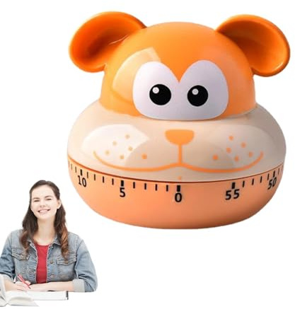 Küchentimer | Cartoon Animal Kitchen Timer Mechanical 60 Minuten Countdown Timer - Kreatives Weck-Management-Werkzeug für Kinder Erwachsene, keine Batterien