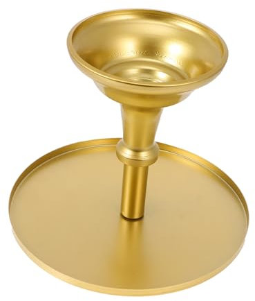 Alipis 1 Pc vassoio alto Vassoio per dolci piatti dessert alzatina dolci io porta torta con coperchio e manico Taglia torta paletta per in ferro paletta per torte Golden