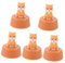 Alipis 5 Pièces Minuterie Du Gestionnaire Minuterie Spéciale Cloche De Restaurant Manuelle Vieilles Cloches à Main Porte-clés De Voiture Produit Bol De Service Vert Sablier Faux Plastique