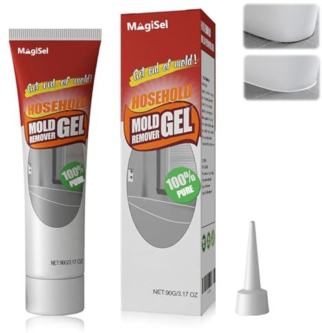 Gel antimoho para paredes interiores y exteriores de acción rápida, para eliminar el moho, elimina moho de paredes, azulejos, baño, lavabo, cocina