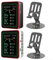 Detector inteligente de calidad del aire WiFi 15 en 1, termómetro e higrómetro PM2.5/PM10 para aplicación Tuya, con pantalla a color para el hogar, oficina, escuela (blanco)