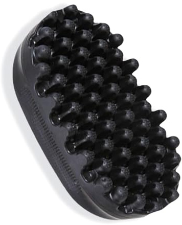 Brosse à cheveux bouclés, éponge à cheveux pour boucles, brosse à cheveux en caoutchouc, brosse à cheveux en caoutchouc de silicone pour le soin des cheveux, afro H-air B-rush, idéale pour les