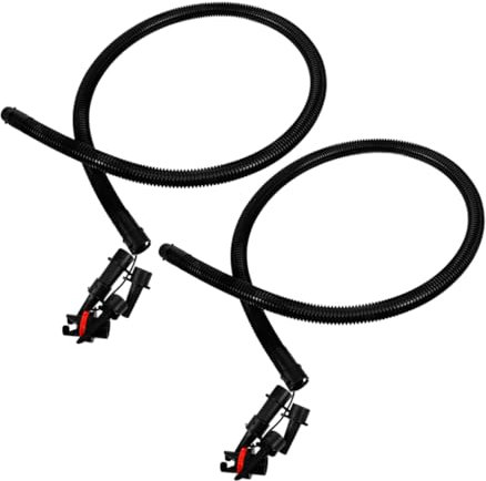 KICHOUSE 2pcs Kayak Pump Tube Paddle Board Inflator Hose Plastic Air Pump Extension Hose for Kayaks Inflatable Boat Replacement Parts