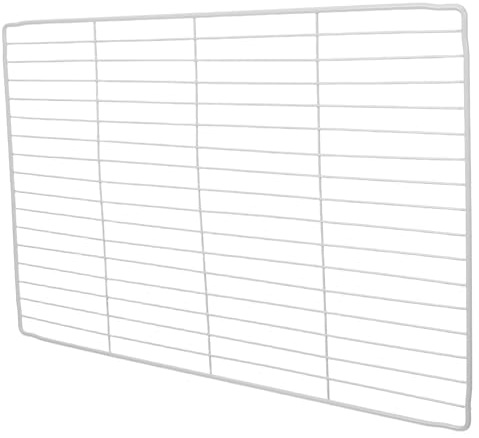 Housoutil Freezer Mesh Shelf Dividers Wire Organizer Multi-layer Partition Rack for Chest Freezer White 28×45cm Refrigerator Storage Divider Metal Grid Separator