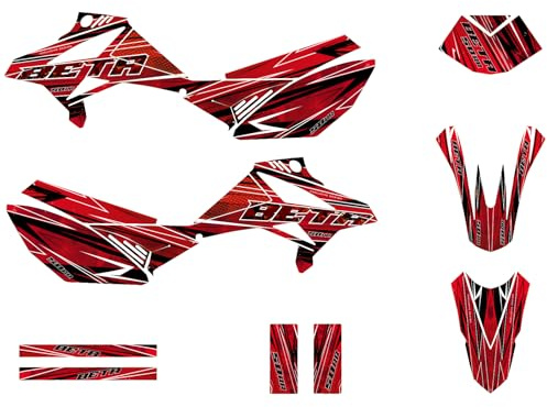KIT DECO BETA RR 50 DE 2011 à 2020 CRYSTAL CLASSIC (Rouge)