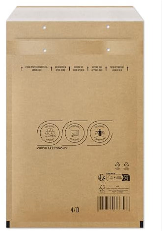 100 x Luftpolstertaschen Versandtaschen braun alle Größen wählbar (D4)
