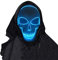SOUTHSKY LED Maske Leuchtend Schädel Maske mit Led Licht Totenkopf Masken Vollmaske Neon Lichter Blinker EL Glowing 3 Modes Für Halloween Kostüm Cosplay Party (Blau)
