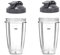 2 Pack 32OZ Cup Replacement with Flip Top to-Go Lid for Nutribullet,Clear Cups Mugs Replacement Part Juicer Accessories for NUTRIBULLET Nutri Bullet 900W 600W Blender Juicer (32oz) (32OZ)