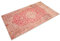 Wecon Home Badteppich, Badematte, rutschfest und Waschbar, Vintage Oriental, Polaroid (60 x 100 cm, rot)