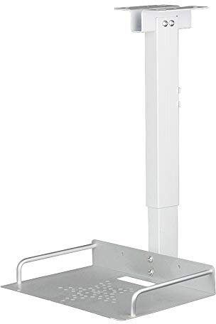 Drsn Support de Plafond pour Projecteur/Caméra, Universel avec Plateau 2420cm, Jusqu'à 2Kg - Hauteur Réglable de 34 à 56cm - Alliage d'aluminium + Acier Inoxydable