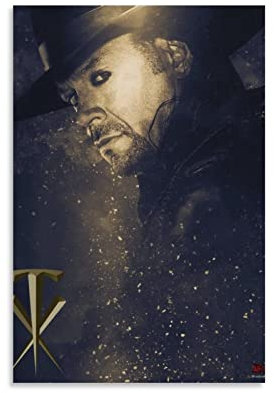 XXJDSK Poster auf Leinwand drucken The Undertaker Wandkunstdruck, Raumdekoration, Heimdekoration für Wohnzimmer 30x40cm Kein Rahmen