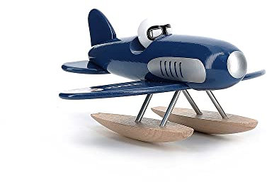 Vilac- Hydravion Police - Avion en Bois laqué pour Enfant - Edition Police - 2329P, Multicolore