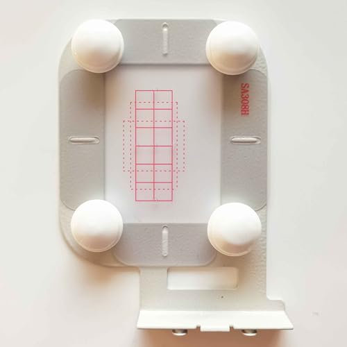 HONEYSEW Magnetischer Stickrahmen aus Metall für Brother SE600 SE400 SE625 SE425 PE550D PE540D PE535 PE525 PE500 Innovis Babylock Brother Stickmaschinenreifen (3,8 x 5,1 cm cm SA431 M)