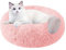 Nisrada Katzenbetten für Indoor-Katzen, 50cm, Hundebett für kleine Melium-große Hunde, waschbares, rundes Haustierbett für Welpen und Kätzchen, mit Rutschfester Unterseite