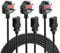 CYD 5.9FT 3 Prong Amplifier Power Cord Cable Compatible with ION Block Rocker, ION Speaker, Guitar Amp, Job Rocker, Explorer, Pathfinder, Tailgater, Peavy Vox Amp Power Cord, 3 Pack