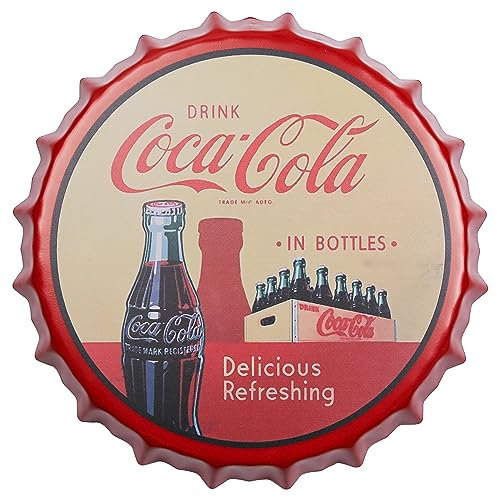 A.F.N.A.L Targa in metallo – Cola decorativa da appendere tappo di bottiglia per casa e bar, decorazione vintage da parete per uomo grotta e garage, 30 cm