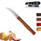 Premium Schälmesser - Extra Scharf, Allzweckmesser, Solingen, Gemüsemesser, Küchenmesser, Hohle Wate, Vogelschnabel, edler Holzgriff, Rostfrei, Schäler, Apfelschäler, Kartoffelschäler