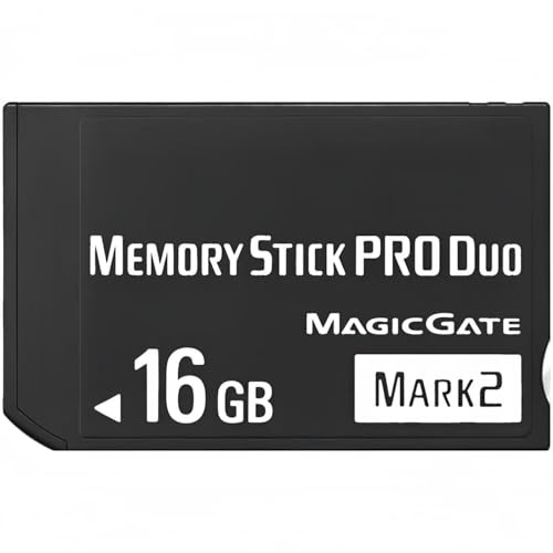 HSANYIUR High-Speed 16GB Memory Stick Pro Duo Mark2 - for PSP and Camera Memory Cards
