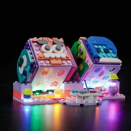 LocoLee Set di luci Compatibili con Lego Mood Cube di Inside out 2, Solo Set di luci – nessun Modello, Set di Illuminazione Compatible with Lego 43248