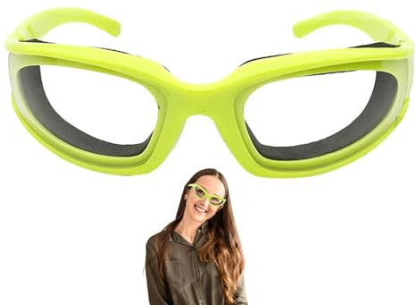 Zwiebelbrille,Zwiebelbrille, Augenschutz, Reißfest, Zum Schneiden, Hacken, Zwiebelgläser, Reißfrei -Schützende Laborbrille Über Brillen Mit Antibeschlagbeschichtung, Koch-, Grill- Und Küchenhelferbri