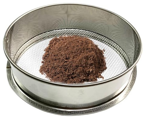 Colador de malla fina de metal, colador de malla de alambre, colador de malla de alambre de jardín, colador de cocina para arroz, colador de malla fina pequeño