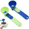 2 Stück Scoop Löffel, Dosierlöffel, Trichter Scooper, Pulver Portionierer, Dosierlöffel Proteinpulver, Trichter Schaufel, Dosierlöffel Trichter für Sportgetränke Trichter Scoop Trichterschaufel