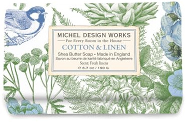 Michel Design Works Cotton & Linen Hand Soap Bar Feste Handseife 190 g