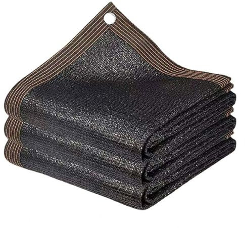 PanHuiWen Voile Ombrage Rectangulaire 4x3 ImperméAble Filet Anti Chaleur Filet Dombrage Filet Dombrage De Jardin Protection Piscine Hors Sol Noir,5x6m