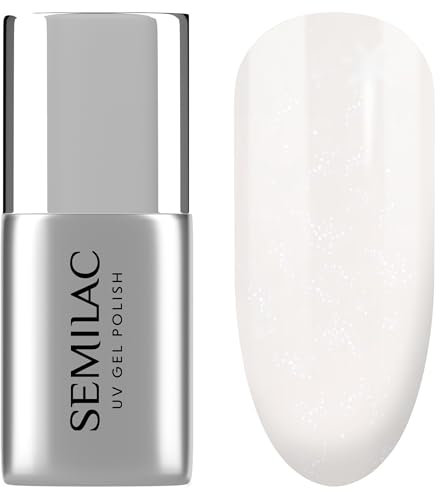 Semilac UV Nagellack T32 Top No Wipe Milky Dust 7 ml