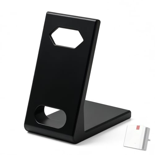 Halterung für Fritz! Repeater 2400/1200 AX - Ständer für AVM Fritz! Repeater 1750E, Tischständer für WLAN Verstärker, Standhalter, Desktop Holder, Kabelmanagement für Büro Home Office (Schwarz)