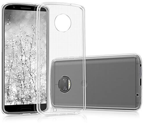 kwmobile Hülle kompatibel mit Motorola Moto G6 - Silikon Handyhülle transparent - Handy Case in Transparent