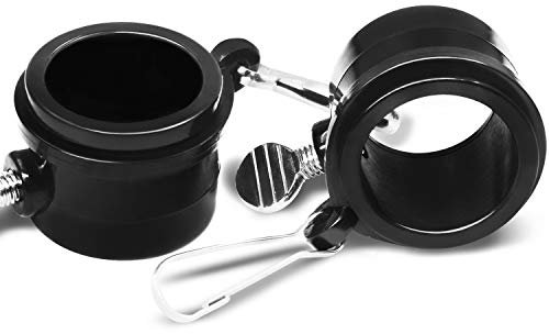 Anley Tangle Free Flag Pole Mounting Ring Clip - Rotating Flapole Mounting Rings With Metal Clips - 1 Diameter (2 Pieces)