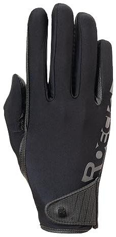 Roeckl Sports Reithandschuh MUENSTER, Turnier Sommer Handschuh, Schwarz 7
