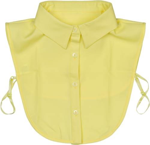 styleBREAKER Faux col chemisier femme | Faux col pour chemise et pull, 40 cm, épaules 35 cm, élastiques ajustables sous les bras, sans manches.