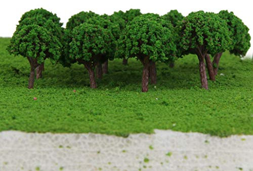 PULABO 50 stücke Wald bäume Modell Wald Pflanzen Machen zubehör z t Skala Zug Eisenbahn Eisenbahn Landschaft Diorama oder Layout langlebig und nützlich interessant