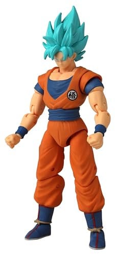 BANDAI - Dragon Ball Super - Dragon Stars Figur 17 cm - Super-Saiyajin Blue Goku - Gelenkige Blue Goku-Figur - Offizielle Dragon Ball Lizenz - Spielzeug für Kinder ab 4 Jahren - 36780