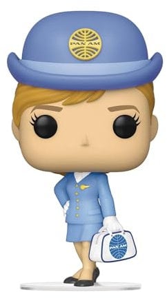 Funko POP! Ad Icons: Pan Am Stewardess Am - Stewardess1 - Weiß Bag - Pan-Am - Vinyl-Sammelfigur - Geschenkidee - Offizielle Handelswaren - Spielzeug Für Kinder und Erwachsene - Ad Icons Fans